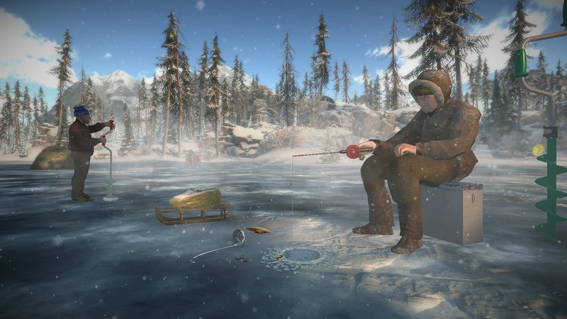 United Kigdom - ice fishing game